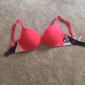 Pink bra